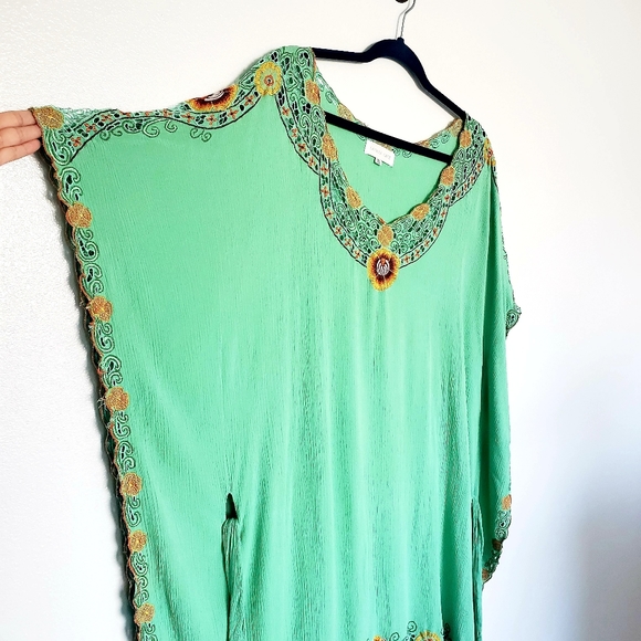 Tamara Catz Kaftan Caftan embroidered tunic - Picture 1 of 11